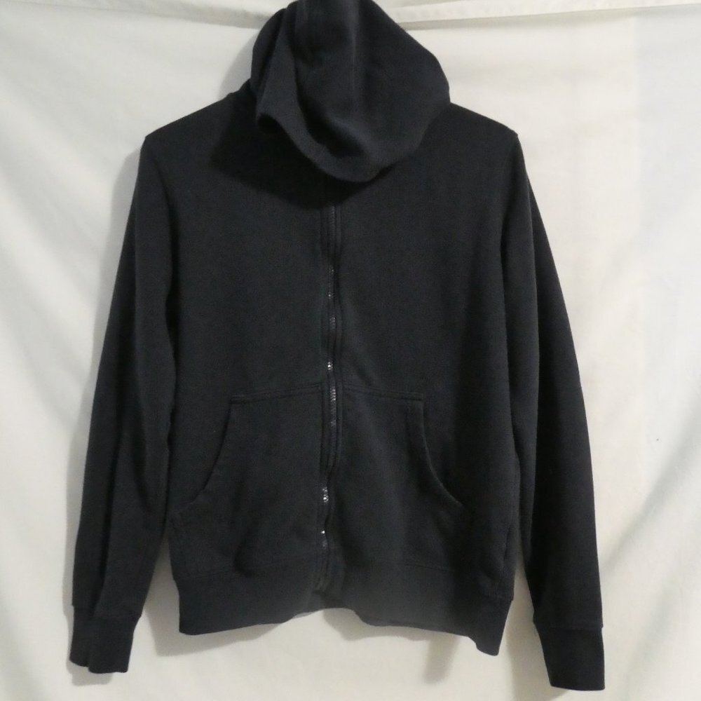 GEORGE navy full zip hooded sweatshirt, youth, EUC